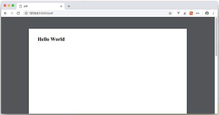 Hello World