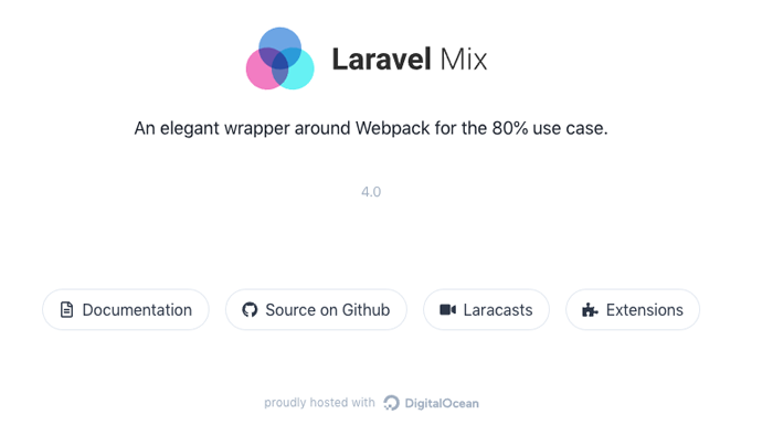 Laravel Mixサイトページ