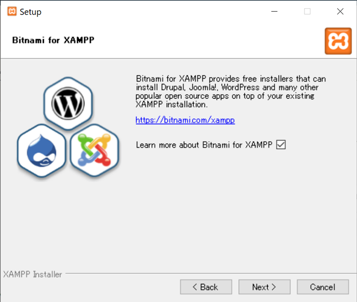 XAMPP上にインストールするアプリケーション