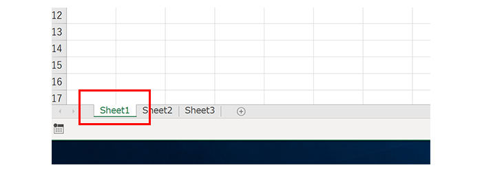 EXCELのワークシート