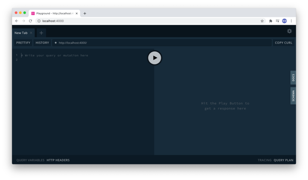 GraphQL Playground