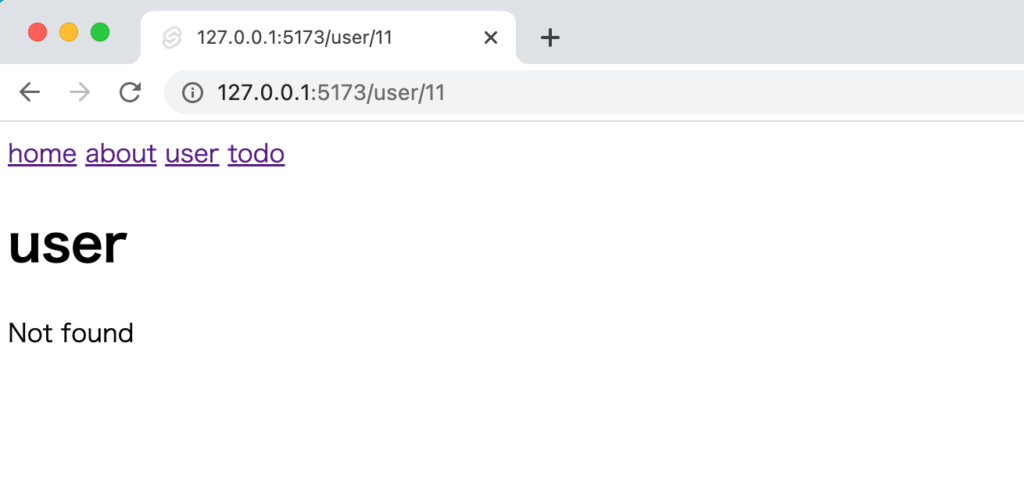 routes/usersフォルダに+error.svelteファイルを作成